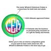 Infusion Wham-O Custom Initials Rainbow Monogram Ultimate Frisbee Disc - 175g, Red