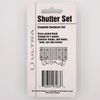 ULTRA Shutter Hinge Complete Hardware Set 4 Panel Kit Brass Finish