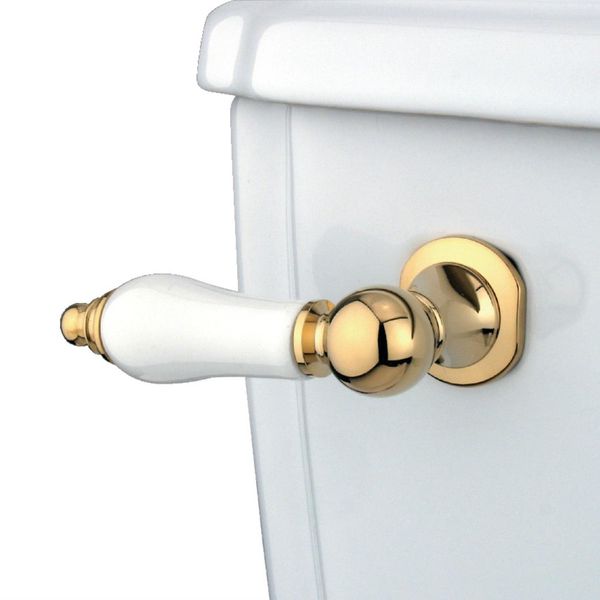 Kingston Brass KTPL2 Victorian Toilet Tank Lever, 3", Polished Brass