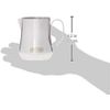 De'Longhi DLSC060 ECO 311.W/BK/R/B Manual Frothing Milk Jug Ergonomic Handle 18/8 Stainless Steel 350 ml