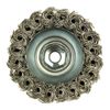 E-Value Disc Grinder Stainless Steel Stiffer Cup Brush 80mm
