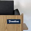 Signs ByLITA Basic Donations Sign (Brushed Gold) - Large