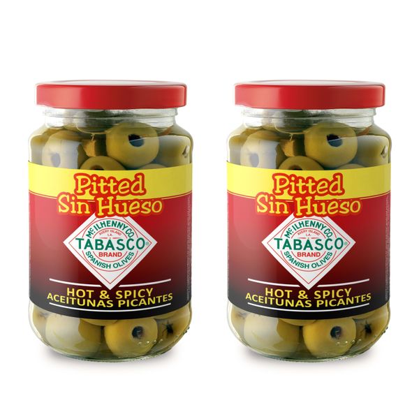 Tabasco Peated Green Olives, 340g, 2 Pieces