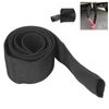 Polyester Winch Rope Protector, Fydun Polyester Winch Rope Protective Sleeve Black Universal For 3cm/1.18inches Width Cable Line(2M)
