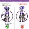 2x Vacuums Part 970013-02 Filter Replacements for Dyson V11