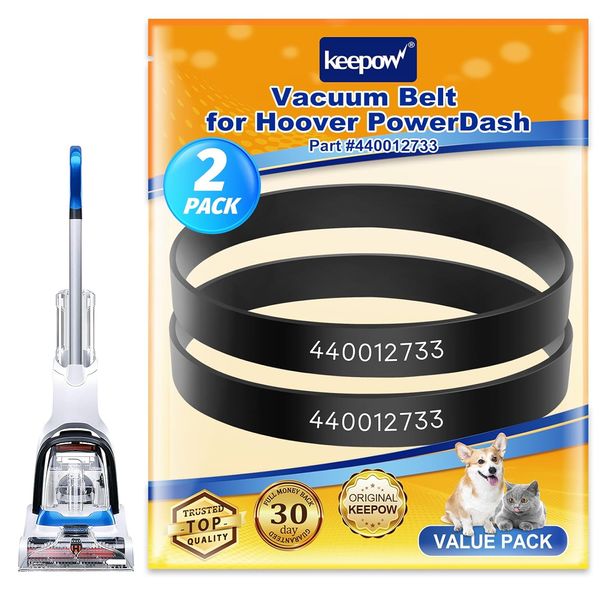 Vacuum Belt for Hoover Power Dash Pet Carpet Cleaner, Replace Part 440012733/440