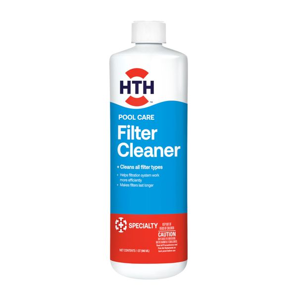 HTH 67227 Swimming Pool Care Filter Cleaner, 32oz
