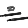 Schwalbe Valve Extender 2 Pack with Core Remover, Black, 30mm