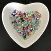 12g/Pack About 1000 Grains 2/3/4/5MM Size Mix Flat Semicircle Pearl Imitation Pearl Nail Sequin Mobile Beauty Figure Model DIY Decoration Supplies Manicure Set Accessories AB Color Mixes