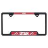 Utah Utes Black License Plate Frame