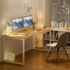 55" Modern Computer Desk Home Office Student Study Writing Workstation Natural
