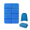 NASSIA Sauna Mat, Foldable, Lightweight, Quick Drying, Portable, Anti-Slip, Compact Storage (Blue)
