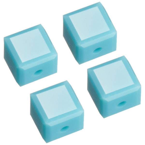 Nail Art Parts Cube 4mm Turquoise