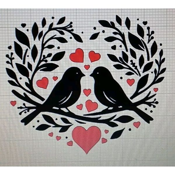 Birds Tree Branches Decal