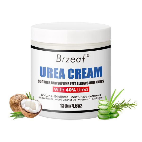 Urea Cream 40 Percent for Feet, Urea Foot Cream,Urea Cream for Feet, Foot Cream for Cracked Heels and Dry Skin Deep Moisturizing,Callus Remover Nourishes Soften For Feet,Knees,Hand