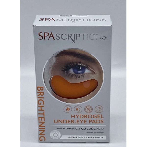 Spascriptions Hydrogel Under-Eye Pads With Vitamin C & Glycolic Acid 4 Pack