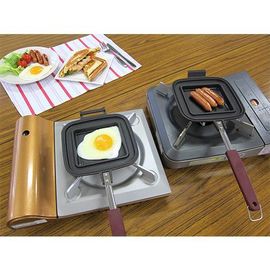 Sugiyama Metal IH-compatible Hot Sandwich Maker Smile Cooker DX