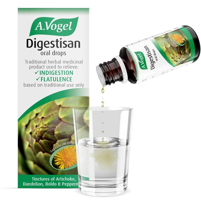 A.Vogel Digestisan Oral Drops 50ml | Indigestion Relief | Helps with Feeling of Fullness and Flatulence | 50ml