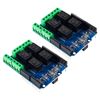 2Pcs 4 Channel Relay Shield 5V Module Four Way Channel Relay Control Board Expansion Board