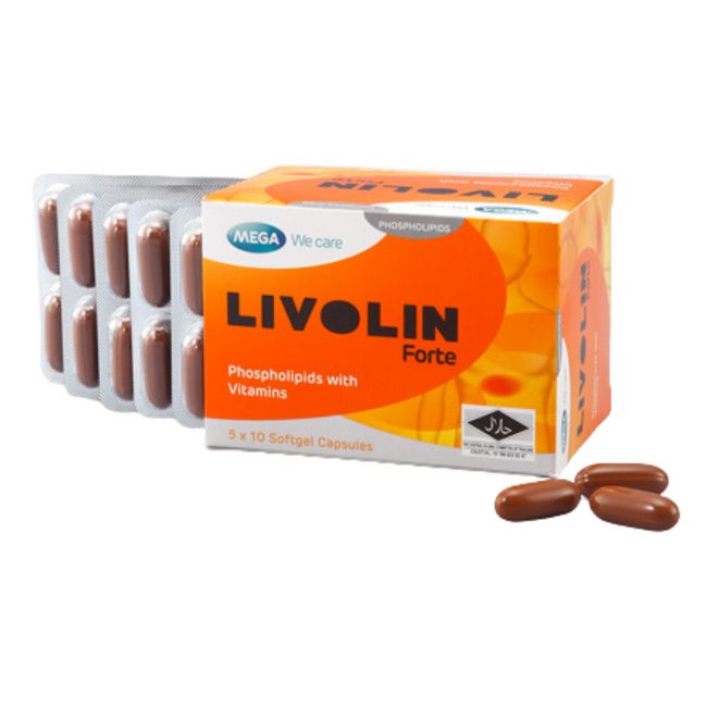 4 X Livolin Forte 50'S Liver Cleanse Detox Vitamin Supplement - Free  Shipping