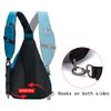 TurnWay Water-Proof Sling Backpack/Crossbody Bag/Shoulder Bag for Travel, Hiking, Cycling, Camping for Women & Men (Blue)