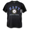 Rapiddominance 30 Single US Navy Classic Tee, Black, Medium