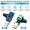 JUTOSU USB Speed Controller, Speed Controller, Power Controller, Speed Regulator, Speed Controller Switch, Variable Speed Switch Module, Mini Rotation Control Potentiometer, DC Motor, Mini Motor,
