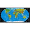 WORLD MAP POSTER Country Chart RARE HOT