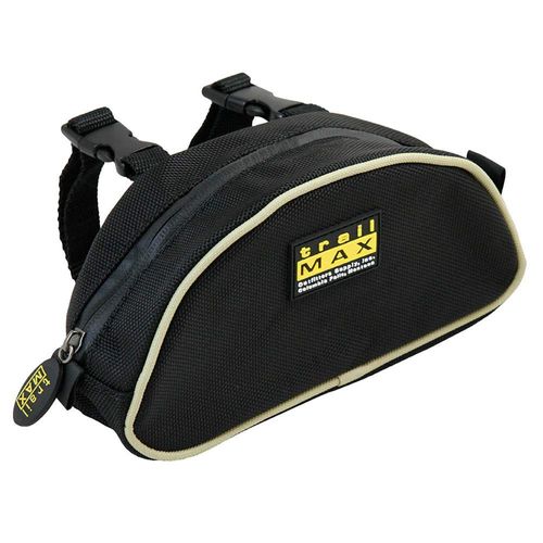 TrailMax 500 Series Saddle Pommel Pocket Bag for Horse Trail Riding; Saddle Bag for Western & Endurance Saddles; Cellphone Horn Bag; Trail Riding Cellphone Pommel Pocket; Black & Sand