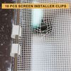 14 Pcs Screen Rolling For Flat Spline, Windspeed Window Screen Door Re
