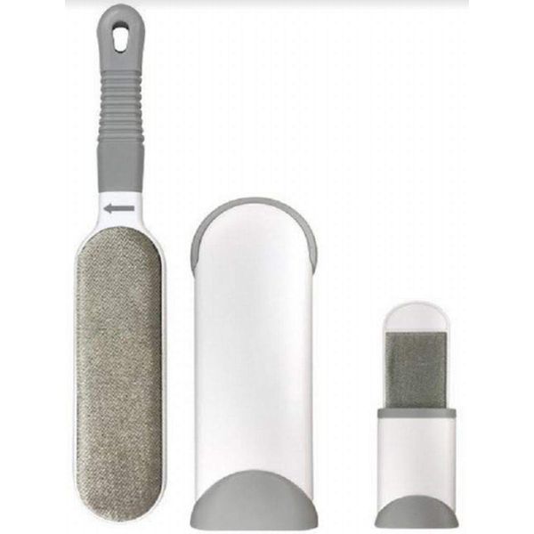 Dusting Brush Set, BiG Removal Brush + Portable Mini Brush with Dust Removal Case for Pill Removal, Clothes, Toy Hair, Pet Hair