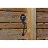 GateMate Pull Handle for Euro Long Throw Lock, Black