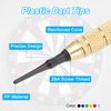 PATIKIL Plastic Dart Tips 2BA Thread, 90 Pack Soft Dart Tip Replacement Dart Accessories, Black