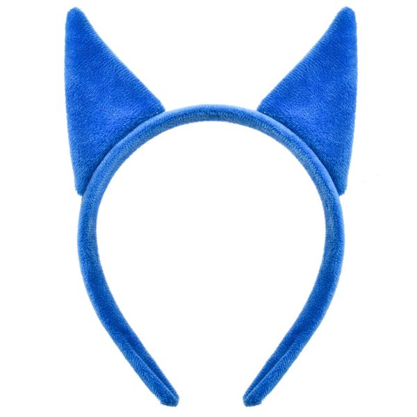 Merroyal Blue Cat Ears Headband Boy Girls Halloween Accessory Cat Costume