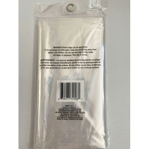 Home Collection PEVA Shower Curtain Liners, Clear 70in x 72in