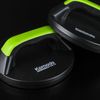 KOMODO Rotating Push Up Handles Press Up Bars Grips Stand (Green)