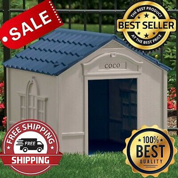 SUPER Large DOG KENNEL 100 lbs OUTDOOR PORTABLE PET HUGE CABIN HOUSE SHELTER