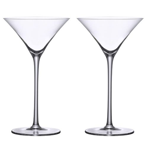 Set of 2 145ml Crystal Martini Glasses Home Commercial Cocktail Glasses
