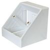 CONEC2, Angled Surface BACKBOX, 1 Gang, Wall Plates and Floor Boxes Audio Visual Cable, Qty X 1 | CLB-2770