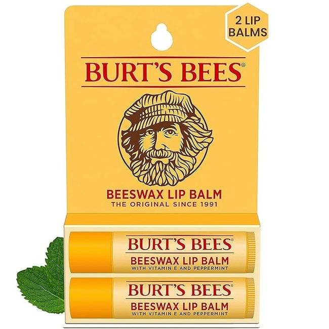 <br> Burt&#39;s Bees Lip Balm Moisturizing Lip Care100% Natural, 2pack Burt&#39;s Bees Lip Balm Set of 2 Lip Balm for Moisturizing Lips