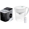 Ice Maker Countertop & Brita Water Filter Pitcher for Tap and Drinking Water wit