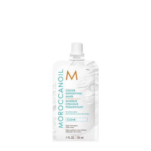 Moroccanoil High Shine Gloss – Color Depositing Mask Clear, 30 ml