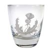 Scottish Thistle Lowball Glass: Free Personalization, Custom Rocks Glass