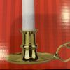 2- December Home LED Flickering Candle - Gold Battery - Auto Timer - 9" NEW