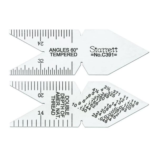 Starrett C391 60 Degree Centre Gage