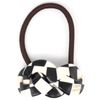 Aceti Hair Rubber Braided Stylish Cute (White, Black)