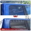 2X Rear Side Window Blinds Quarter Louver Vent Panel Covers For RAM 1500 2009-17