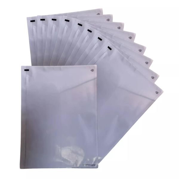Self-Adhesive Document Wallets Envelopes - Plain A4 Size Pack of 1000 Envelopes for Secure Storing and Mailing Documents