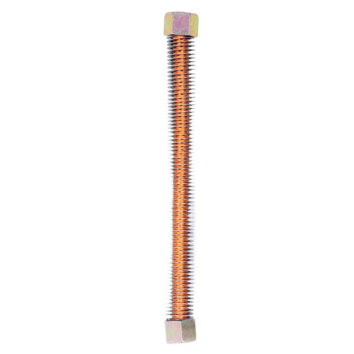 Air Compressor Exhaust Tube, Copper Coated Easy Installation Standard Design Gas Discharge Pipe 3/4-16UNF 12mm Good Match for Replacement(Head tube 2051/3065)
