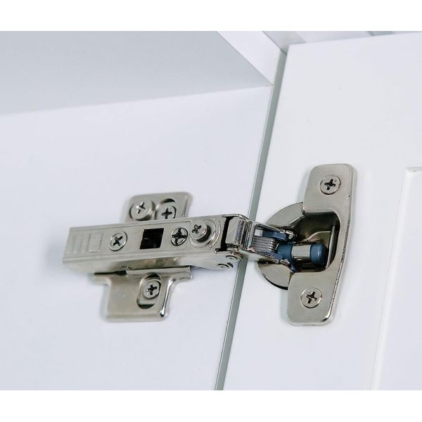 Hushed Hardware 4 Pack Frameless Full Overlay Adjustable Closing Speed Soft Close Cabinet Hinges. Premium Soft Close Hinges for Kitchen Cabinets. Self-Closing Door Hinges for Cabinet Door.